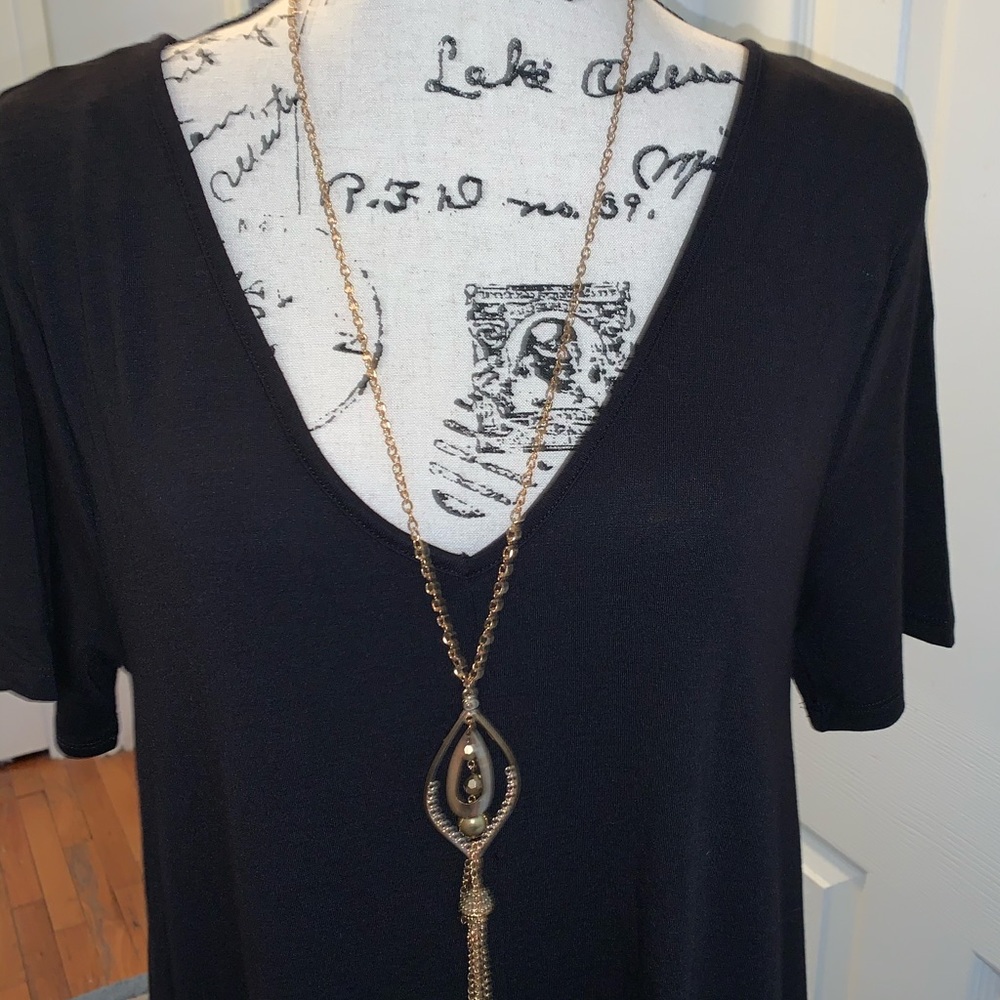 LAST One 🆕Black Maxi dress ultra soft - Picture 2 of 6